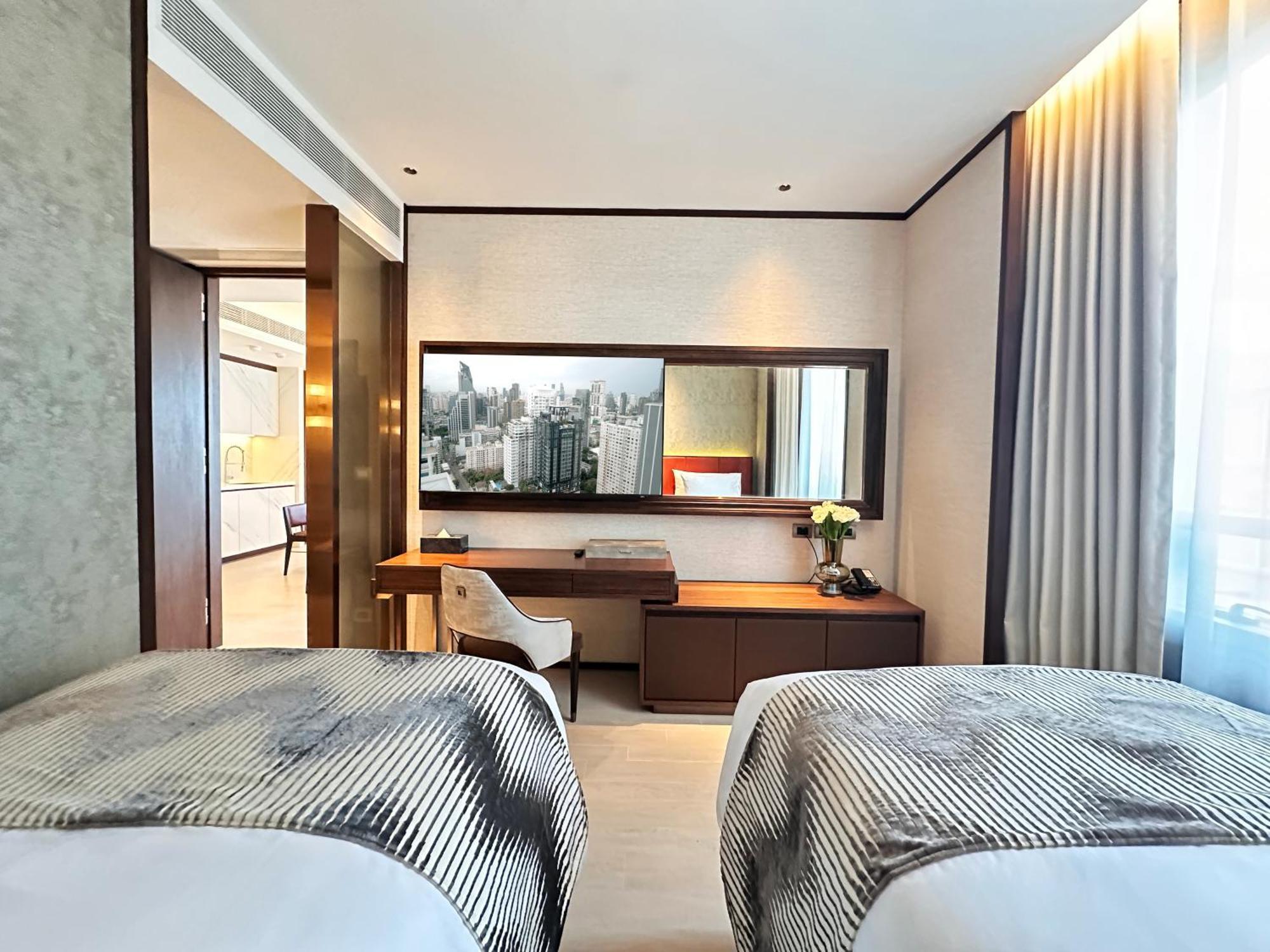 Silq Hotel & Residence, Managed By The Ascott Limited Bangkok Phòng bức ảnh A bedroom