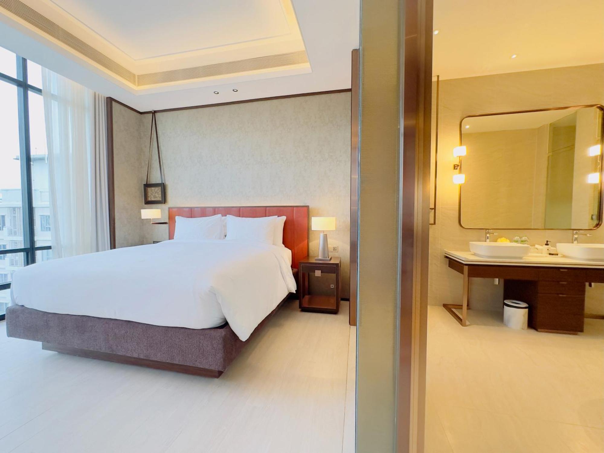 Silq Hotel & Residence, Managed By The Ascott Limited Bangkok Phòng bức ảnh A bedroom at the hotel
